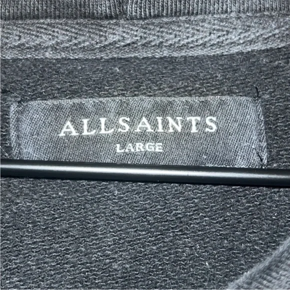 All Saints Diverge Oth Hoodie Black large - Picture 6 of 7